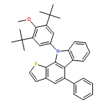 10H-Thieno[2,3-a]carbazole, 10-[3,5-bis(1,1-dimethylethyl)-4-methoxyphenyl]-5-phenyl- 