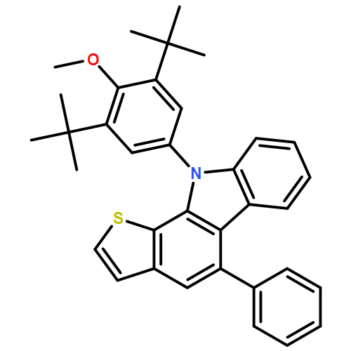 10H-Thieno[2,3-a]carbazole, 10-[3,5-bis(1,1-dimethylethyl)-4-methoxyphenyl]-5-phenyl- 