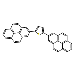 Thiophene, 2,5-di-2-pyrenyl- 