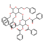 α-D-Glucopyranoside, methyl 2,3,6-tris-O-(phenylmethyl)-4-O-(2,3,4,6-tetra-O-benzoyl-β-D-glucopyranosyl)- 