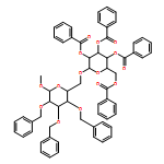 α-D-Glucopyranoside, methyl 2,3,4-tris-O-(phenylmethyl)-6-O-(2,3,4,6-tetra-O-benzoyl-β-D-glucopyranosyl)- 