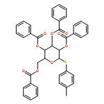 β-D-Glucopyranoside, 4-methylphenyl 1-thio-, 2,3,4,6-tetrabenzoate 