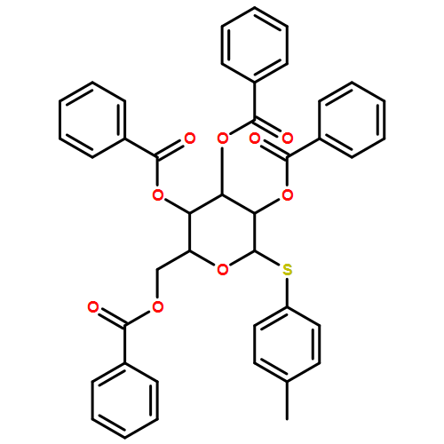 β-D-Glucopyranoside, 4-methylphenyl 1-thio-, 2,3,4,6-tetrabenzoate 