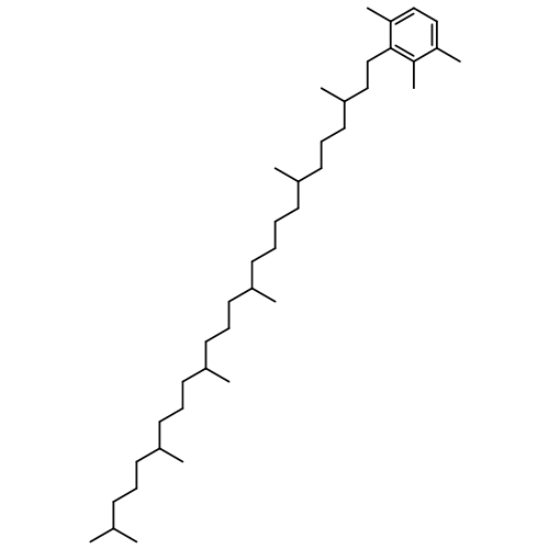 Benzene, 2-(3,7,12,16,20,24-hexamethylpentacosyl)-1,3,4-trimethyl- 