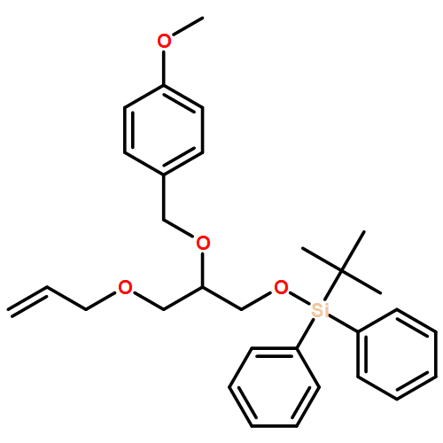 Benzene, 1-[[(1S)-1-[[[(1,1-dimethylethyl)diphenylsilyl]oxy]methyl]-2-(2-propen-1-yloxy)ethoxy]methyl]-4-methoxy- 