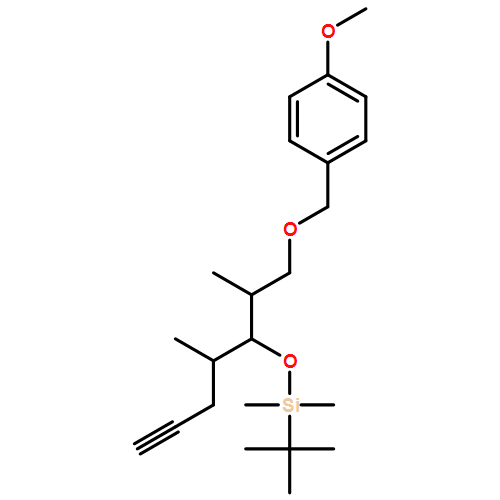 Benzene, 1-[[[(2R,3S,4S)-3-[[(1,1-dimethylethyl)dimethylsilyl]oxy]-2,4-dimethyl-6-heptyn-1-yl]oxy]methyl]-4-methoxy- 