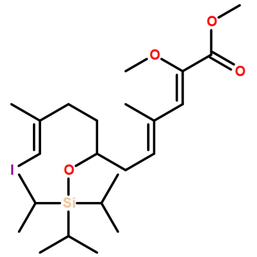 2,4,10-Undecatrienoic acid, 11-iodo-2-methoxy-4,10-dimethyl-7-[[tris(1-methylethyl)silyl]oxy]-, methyl ester, (2Z,4E,7S,10E)- 