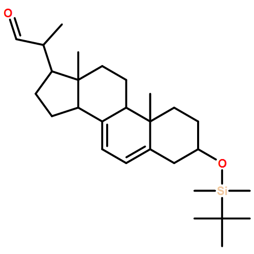 Pregna-5,7-diene-20-carboxaldehyde, 3-[[(1,1-dimethylethyl)dimethylsilyl]oxy]-, (3β,20S)- 