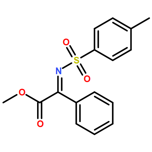 Benzeneacetic acid, α-[[(4-methylphenyl)sulfonyl]imino]-, methyl ester 