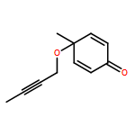 2,5-Cyclohexadien-1-one, 4-(2-butyn-1-yloxy)-4-methyl- 