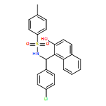 Benzenesulfonamide, N-[(R)-(4-chlorophenyl)(2-hydroxy-1-naphthalenyl)methyl]-4-methyl- 