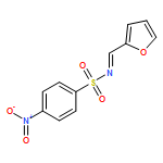 Benzenesulfonamide, N-(2-furanylmethylene)-4-nitro- 