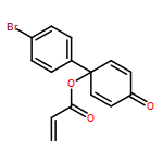 2-Propenoic acid, 1-(4-bromophenyl)-4-oxo-2,5-cyclohexadien-1-yl ester 