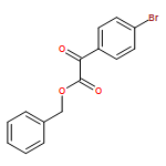 Benzeneacetic acid, 4-bromo-α-oxo-, phenylmethyl ester 