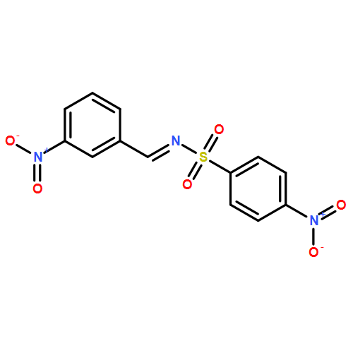 Benzenesulfonamide, 4-nitro-N-[(3-nitrophenyl)methylene]- 