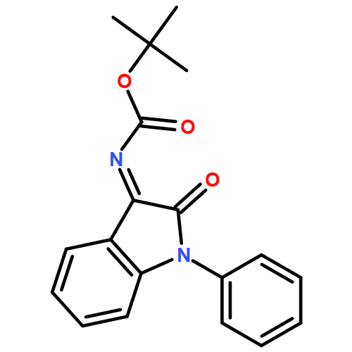 Carbamic acid, N-(1,2-dihydro-2-oxo-1-phenyl-3H-indol-3-ylidene)-, 1,1-dimethylethyl ester 