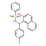 Benzenesulfonamide, N-[(R)-(4-chlorophenyl)(2-hydroxy-1-naphthalenyl)methyl]- 