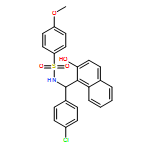 Benzenesulfonamide, N-[(R)-(4-chlorophenyl)(2-hydroxy-1-naphthalenyl)methyl]-4-methoxy- 