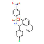 Benzenesulfonamide, N-[(R)-(4-chlorophenyl)(2-hydroxy-1-naphthalenyl)methyl]-4-nitro- 