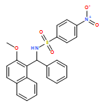 Benzenesulfonamide, N-[(R)-(2-methoxy-1-naphthalenyl)phenylmethyl]-4-nitro- 