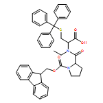 L-Cysteine, 1-[(9H-fluoren-9-ylmethoxy)carbonyl]-L-prolyl-N-ethyl-S-(triphenylmethyl)- 