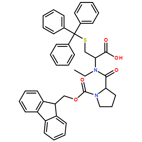 L-Cysteine, 1-[(9H-fluoren-9-ylmethoxy)carbonyl]-L-prolyl-N-ethyl-S-(triphenylmethyl)- 