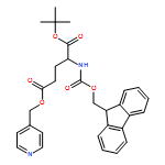 L-Glutamic acid, N-[(9H-fluoren-9-ylmethoxy)carbonyl]-, 1-(1,1-dimethylethyl) 5-(4-pyridinylmethyl) ester 