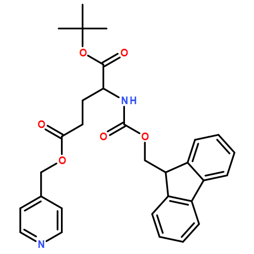 L-Glutamic acid, N-[(9H-fluoren-9-ylmethoxy)carbonyl]-, 1-(1,1-dimethylethyl) 5-(4-pyridinylmethyl) ester 