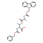 L-Threonine, O-[N-[(9H-fluoren-9-ylmethoxy)carbonyl]-L-alanyl]-N-[(4-pyridinylmethoxy)carbonyl]- 