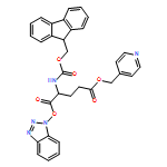 L-Glutamic acid, N-[(9H-fluoren-9-ylmethoxy)carbonyl]-, 1-(1H-benzotriazol-1-yl) 5-(4-pyridinylmethyl) ester 