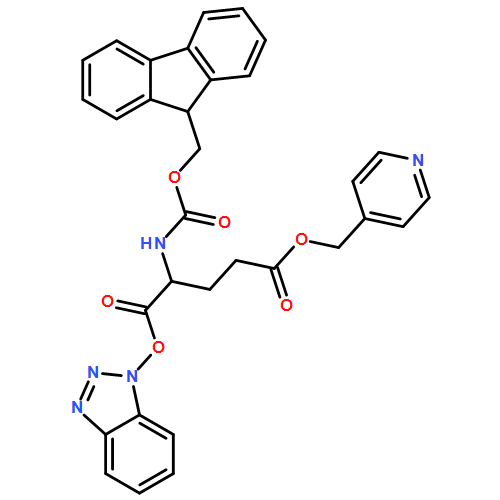 L-Glutamic acid, N-[(9H-fluoren-9-ylmethoxy)carbonyl]-, 1-(1H-benzotriazol-1-yl) 5-(4-pyridinylmethyl) ester 