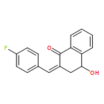 1(2H)-Naphthalenone, 2-[(4-fluorophenyl)methylene]-3,4-dihydro-4-hydroxy-, (2E,4S)- 