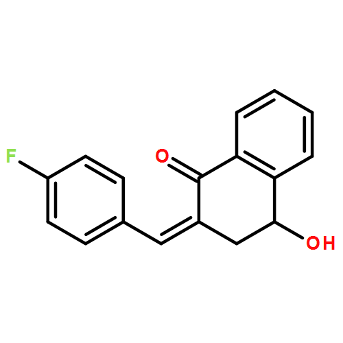 1(2H)-Naphthalenone, 2-[(4-fluorophenyl)methylene]-3,4-dihydro-4-hydroxy-, (2E,4S)- 