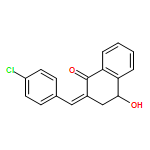 1(2H)-Naphthalenone, 2-[(4-chlorophenyl)methylene]-3,4-dihydro-4-hydroxy-, (2E,4S)- 