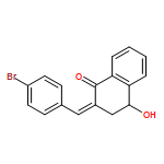 1(2H)-Naphthalenone, 2-[(4-bromophenyl)methylene]-3,4-dihydro-4-hydroxy-, (2E,4S)- 