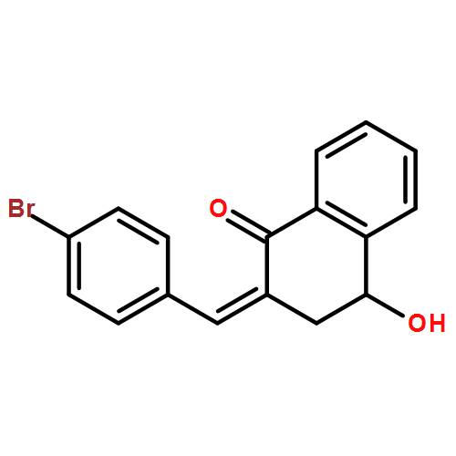 1(2H)-Naphthalenone, 2-[(4-bromophenyl)methylene]-3,4-dihydro-4-hydroxy-, (2E,4S)- 