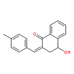 1(2H)-Naphthalenone, 3,4-dihydro-4-hydroxy-2-[(4-methylphenyl)methylene]-, (2E,4S)- 