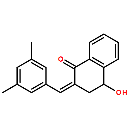 1(2H)-Naphthalenone, 2-[(3,5-dimethylphenyl)methylene]-3,4-dihydro-4-hydroxy-, (2E,4S)- 