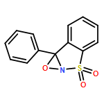 7bH-1,2-Oxazirino[2,3-b][1,2]benzisothiazole, 7b-phenyl-, 3,3-dioxide, (7bR)- 