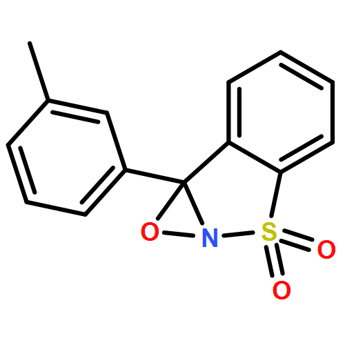 7bH-1,2-Oxazirino[2,3-b][1,2]benzisothiazole, 7b-(3-methylphenyl)-, 3,3-dioxide, (7bR)- 