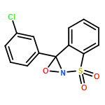 7bH-1,2-Oxazirino[2,3-b][1,2]benzisothiazole, 7b-(3-chlorophenyl)-, 3,3-dioxide, (7bR)- 