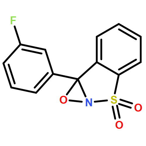 7bH-1,2-Oxazirino[2,3-b][1,2]benzisothiazole, 7b-(3-fluorophenyl)-, 3,3-dioxide, (7bR)- 