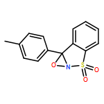 7bH-1,2-Oxazirino[2,3-b][1,2]benzisothiazole, 7b-(4-methylphenyl)-, 3,3-dioxide, (7bR)- 