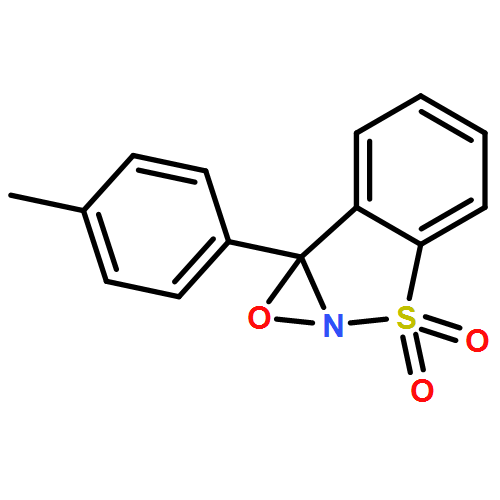 7bH-1,2-Oxazirino[2,3-b][1,2]benzisothiazole, 7b-(4-methylphenyl)-, 3,3-dioxide, (7bR)- 