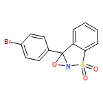 7bH-1,2-Oxazirino[2,3-b][1,2]benzisothiazole, 7b-(4-bromophenyl)-, 3,3-dioxide, (7bR)- 