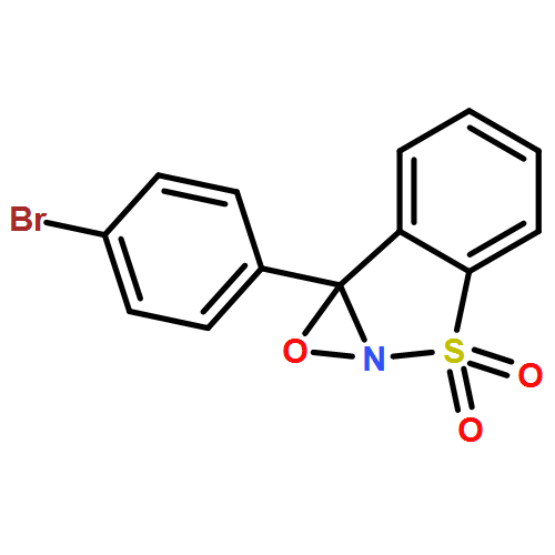 7bH-1,2-Oxazirino[2,3-b][1,2]benzisothiazole, 7b-(4-bromophenyl)-, 3,3-dioxide, (7bR)- 