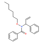 Benzamide, N-(hexyloxy)-N-(1-phenyl-2-propen-1-yl)- 