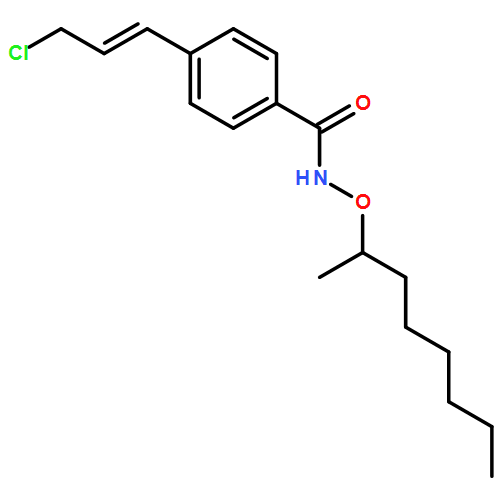 Benzamide, 4-[(1E)-3-chloro-1-propen-1-yl]-N-[[(1S)-1-methylheptyl]oxy]- 