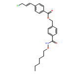 Benzoic acid, 4-[(1E)-3-chloro-1-propen-1-yl]-, [4-[[(hexyloxy)amino]carbonyl]phenyl]methyl ester 