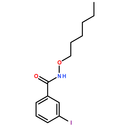 Benzamide, N-(hexyloxy)-3-iodo- 